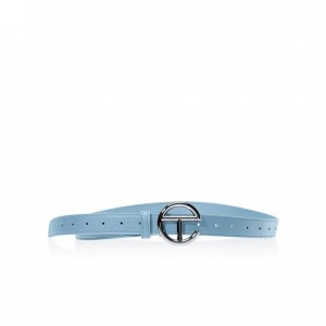 Telfar Belts Logo G Belts Silver / Blue | CAOR3644