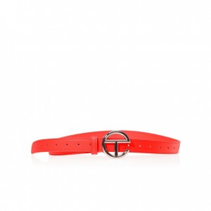 Telfar Belts Logo Q Belts Silver | CANB3654