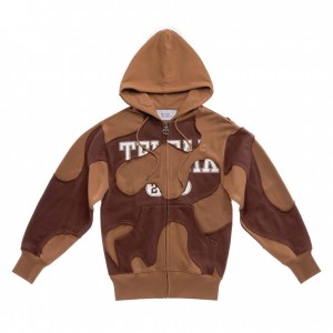 Telfar Camo Hoodie Chocolate | CASO3478