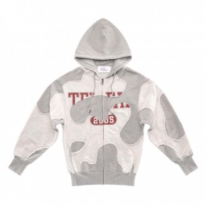 Telfar Camo Hoodie Grey | CAPQ3480