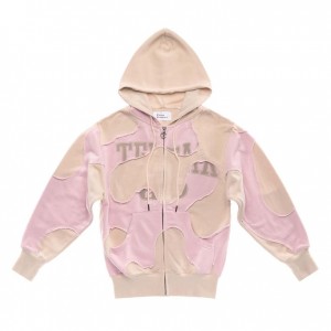 Telfar Camo Hoodie Pink / Brown | CAHK3474