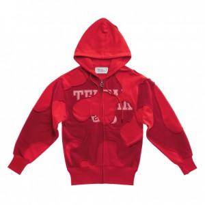 Telfar Camo Hoodie Red | CANB3473