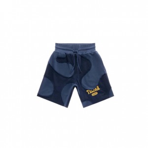 Telfar Camo Sweat Shorts Navy | CANB3368