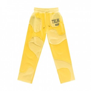 Telfar Camo Sweatpants Yellow | CANB3323