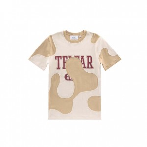 Telfar Camo T Shirts Khaki | CASO3284