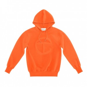 Telfar Embossed Hoodie Orange | CASO3485