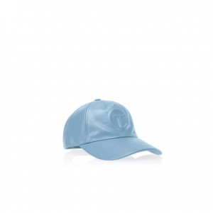 Telfar Hats Logo Embossed G Hats Blue | CAAP3583