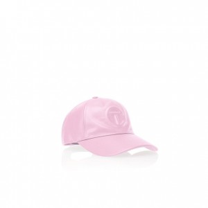 Telfar Hats Logo Embossed L Hats Pink | CADN3588