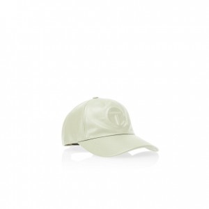 Telfar Hats Logo Embossed Ⅳ Hats Beige | CAXF3606