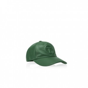 Telfar Hats Logo Embossed Ⅰ Hats Green | CABC3603