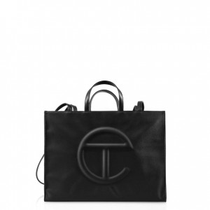 Telfar Large Shopper Bag Black | CAGL3139