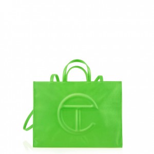 Telfar Large Shopper Bag Green | CAPQ3055