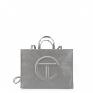 Telfar Large Shopper Bag Grey | CAMA3136