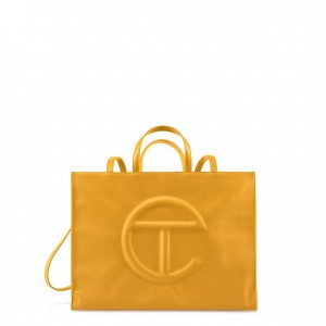 Telfar Large Shopper Bag Mustard | CAXF3088