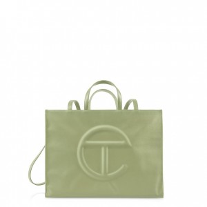 Telfar Large Shopper Bag Olive | CADN3070