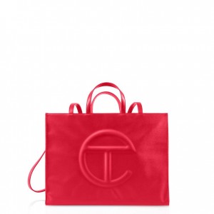 Telfar Large Shopper Bag Red | CASO3097