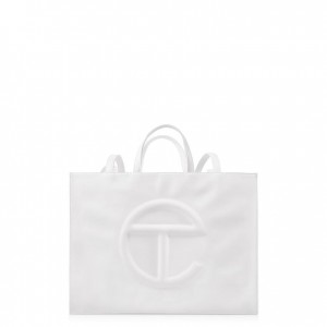 Telfar Large Shopper Bag White | CASO3124