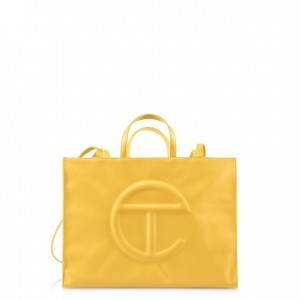 Telfar Large Shopper Bag Yellow | CABC3085