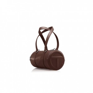 Telfar Medium Duffle Bags Chocolate | CAXF3185