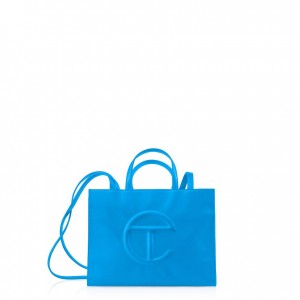 Telfar Medium Shopper Bag Blue | CASO3053