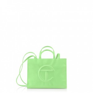 Telfar Medium Shopper Bag Mint | CAYU3059