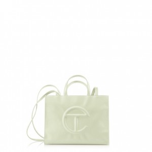 Telfar Medium Shopper Bag Mint | CAYU3077