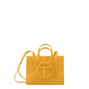 Telfar Medium Shopper Bag Mustard | CAZG3089