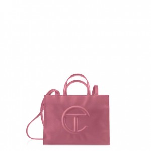 Telfar Medium Shopper Bag Pink | CANB3110