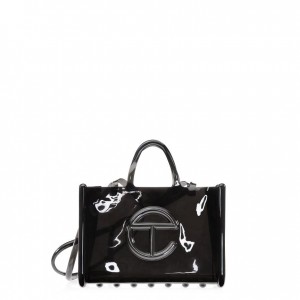 Telfar Melissa x Large Jelly Bags Black | CAEX3151