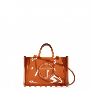 Telfar Melissa x Large Jelly Bags Brown | CAMA3154