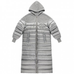 Telfar Puff Hoodie Coats Grey | CAGL3378