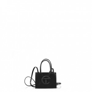 Telfar Small Shopper Bag Black | CADN3141