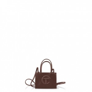 Telfar Small Shopper Bag Chocolate | CAQZ3135