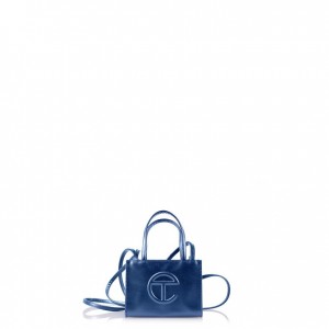 Telfar Small Shopper Bag Deep Blue | CANB3039