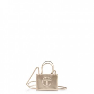 Telfar Small Shopper Bag Gold | CATV3033