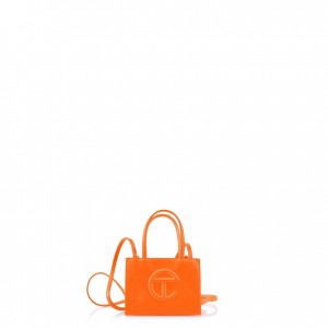 Telfar Small Shopper Bag Orange | CAHK3093