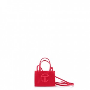 Telfar Small Shopper Bag Red | CAPQ3099