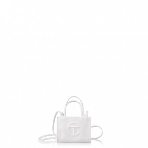 Telfar Small Shopper Bag White | CAPQ3126