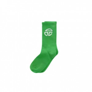 Telfar Socks Athletic Logo K Socks Green | CABC3551