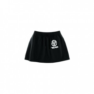 Telfar Sweat Skirt Black | CAUT3342