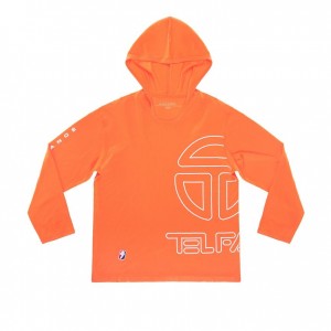 Telfar T Hoodie Orange | CABC3447