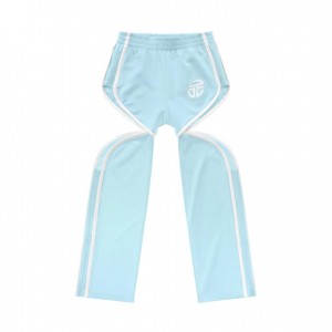 Telfar Thigh Hole Track Pants Blue | CAHK3404