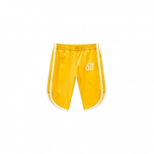 Telfar Track Capri Shorts Yellow | CAGL3352