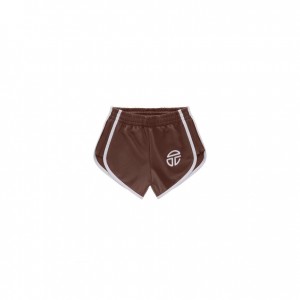 Telfar Track Shorts Chocolate | CAHK3351