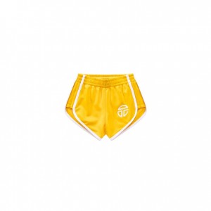 Telfar Track Shorts Yellow | CAFM3353