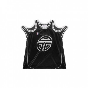 Telfar Triple Jersey T Shirts Black | CAPQ3268