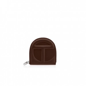 Telfar Wallets Logo ④ Wallets Chocolate | CAAP3538