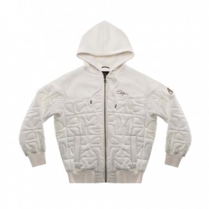 Telfar x Moose Knuckles Quilted Hoodie Beige | CAZG3451