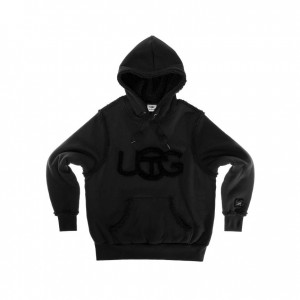 Telfar x UGG Hoodie Black | CAWY3470