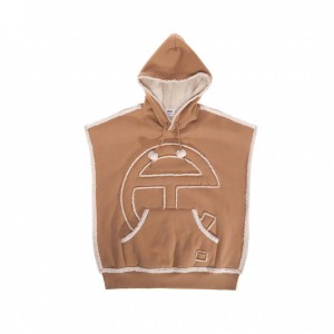 Telfar x UGG Sideless Hoodie Brown | CATV3467